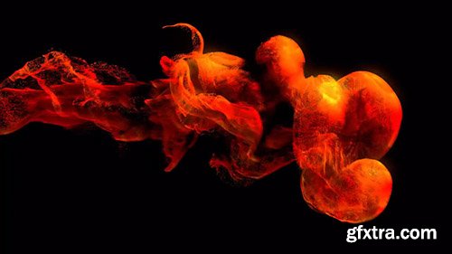 Red Ink Drop Background - Motion Graphics 139073