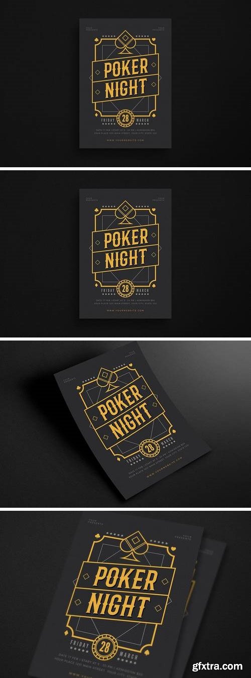 Poker Night Event Flyer