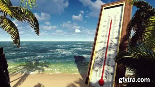 MA - Thermometer Going Haywire Stock Motion Graphics 148615