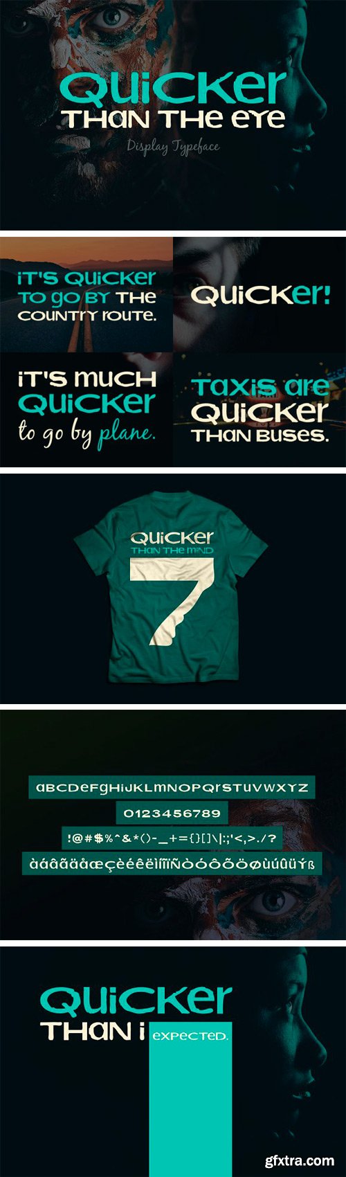 CM - Quicker Than The Eye Typeface 3063922