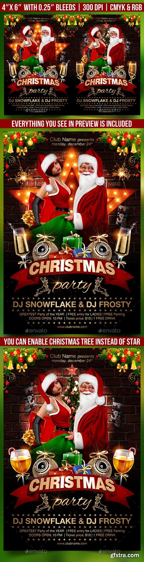 Christmas Party Flyer Template 22932172