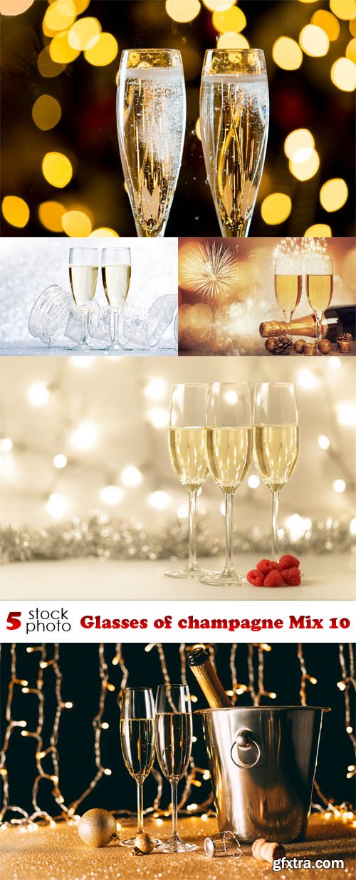 Photos - Glasses of champagne Mix 10
