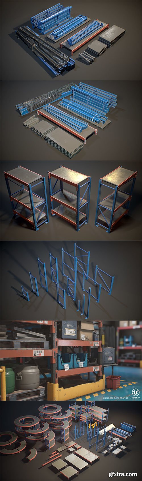 Cubebrush - Storage Rack Collection - [Modular]
