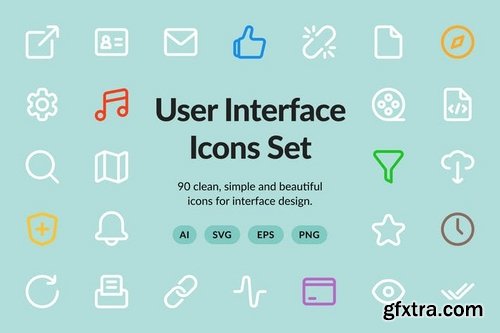 User Interface Vector Set (90 icons)