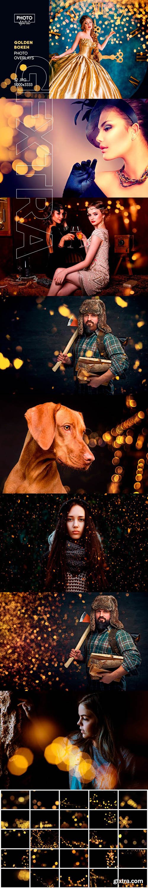 GraphicRiver - Golden Bokeh Photo Overlay Effects 22986453