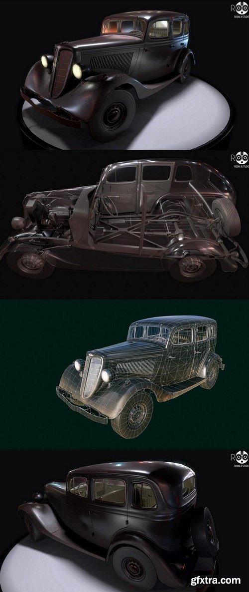 Soviet GAZ M1 – 3D Model