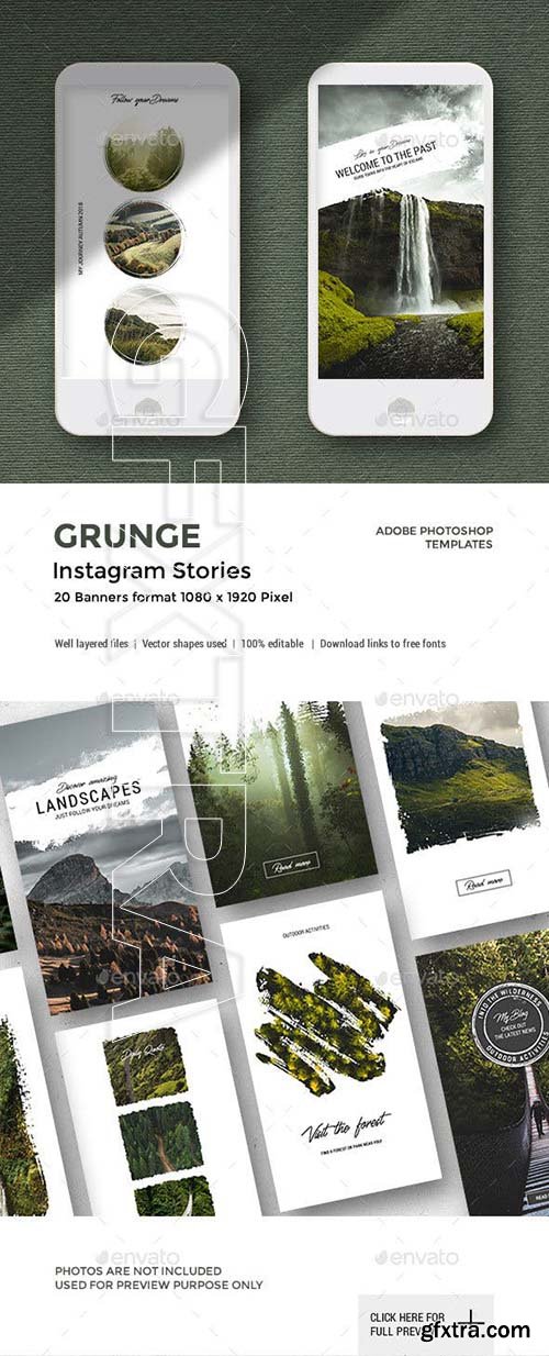 GraphicRiver - Grunge - Instagram Stories 22894720