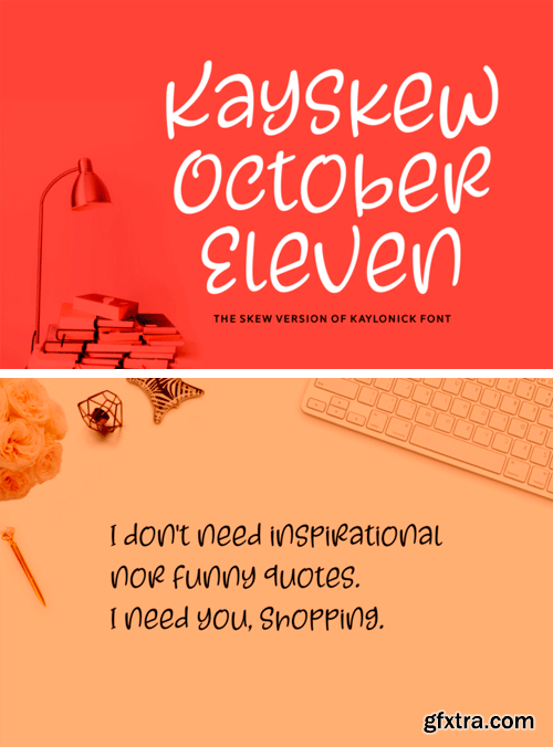 Kayskew October Eleven Font