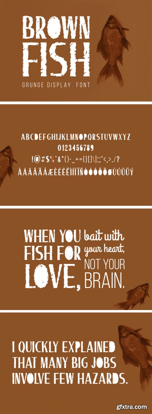 Brown Fish Font