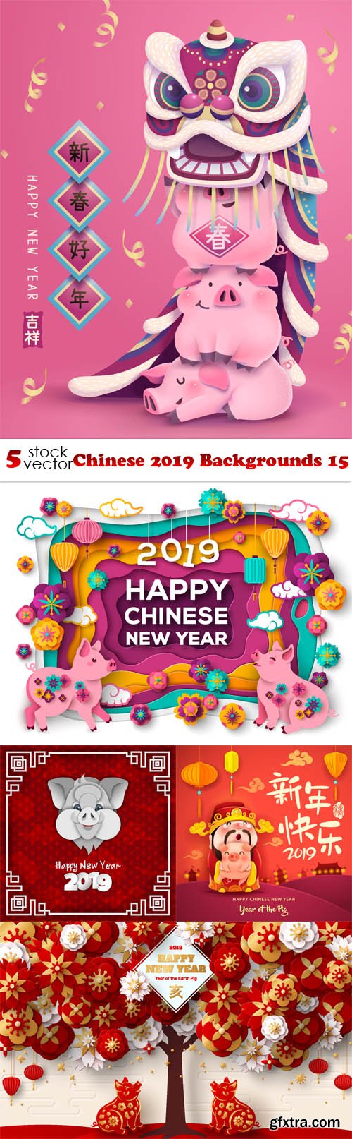 Vectors - Chinese 2019 Backgrounds 15