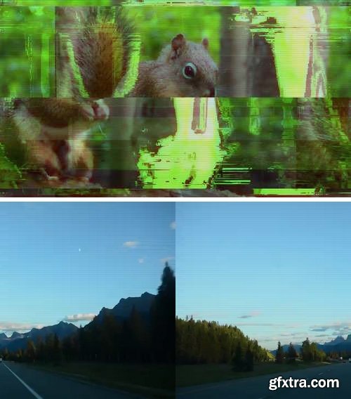 MA - 10 Glitch Transitions After Effects Templates 151632