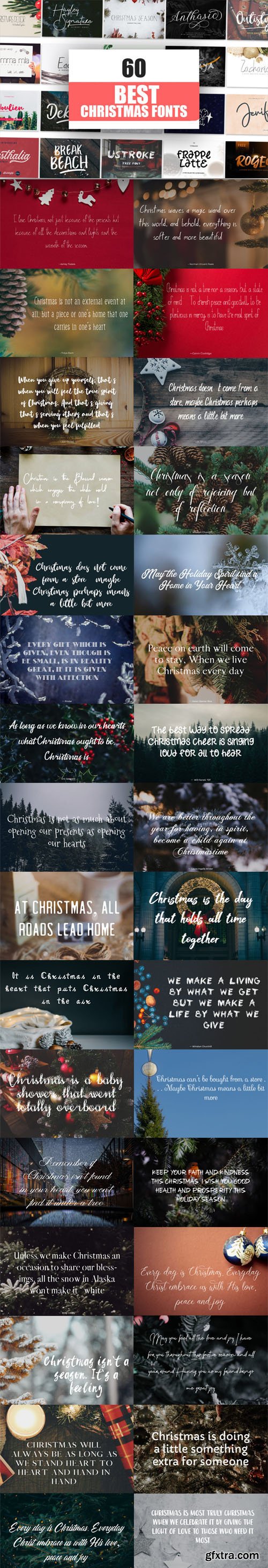 60 Best Christmas Fonts