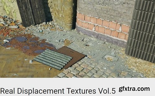 Real Displacement Textures Volume 5