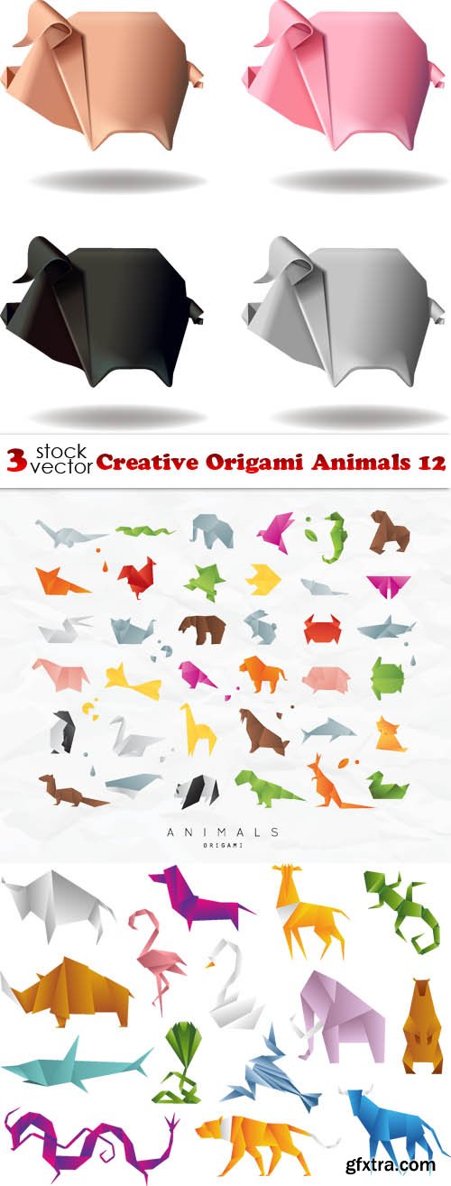 Vectors - Creative Origami Animals 12