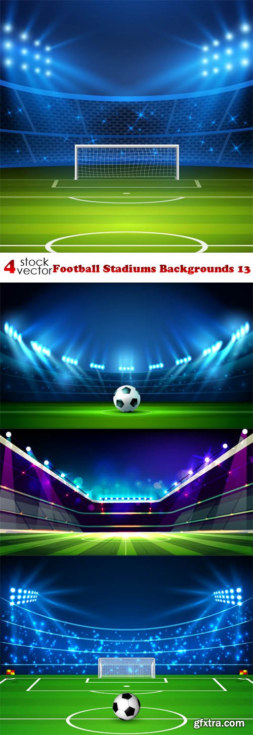 Vectors - Football Stadiums Backgrounds 13