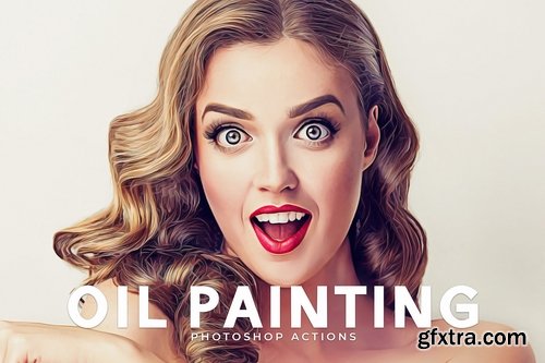 CM - Oil Painting Photoshop Actions 1204041