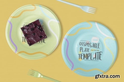 Disposable Plate Design Template