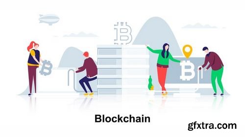 MA - Blockchain - Flat Concept After Effects Templates 152758