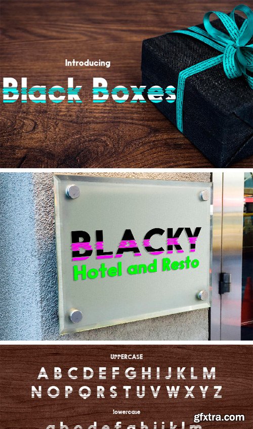 Black Boxes Font