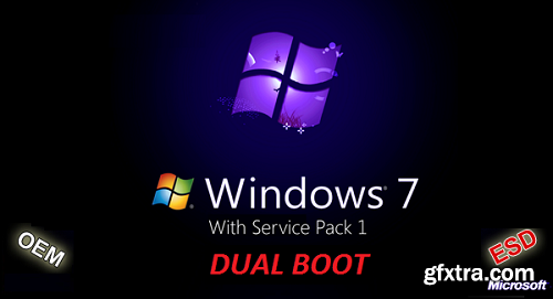 Windows 7 SP1 AIO DUAL-BOOT 33in1 OEM ENU December 2018