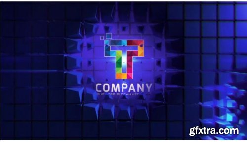 Futuristic Cube Wall Logo Reveals - Premiere Pro Templates 152640