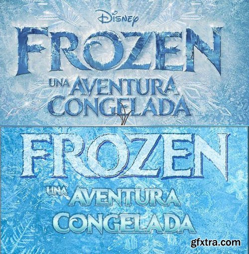 Frozen Photoshop Style & Font