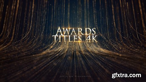 Videohive Awards Titles 4K and Awards Background Loop 4K 22399668
