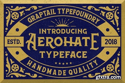 CM - Aerohate Typeface + Extras 3313999