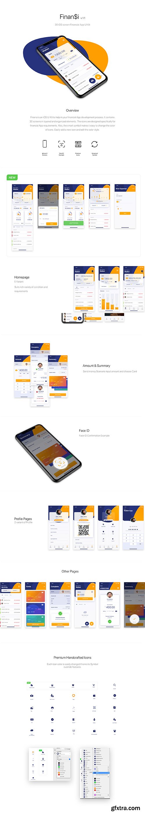 Finansi iOS UI Kit