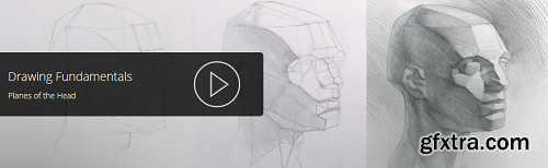 Russian Drawing Course Part 7: Planes of the Head Project