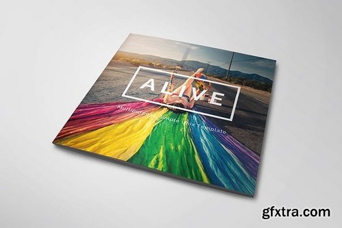Alive - Square Magazine Template