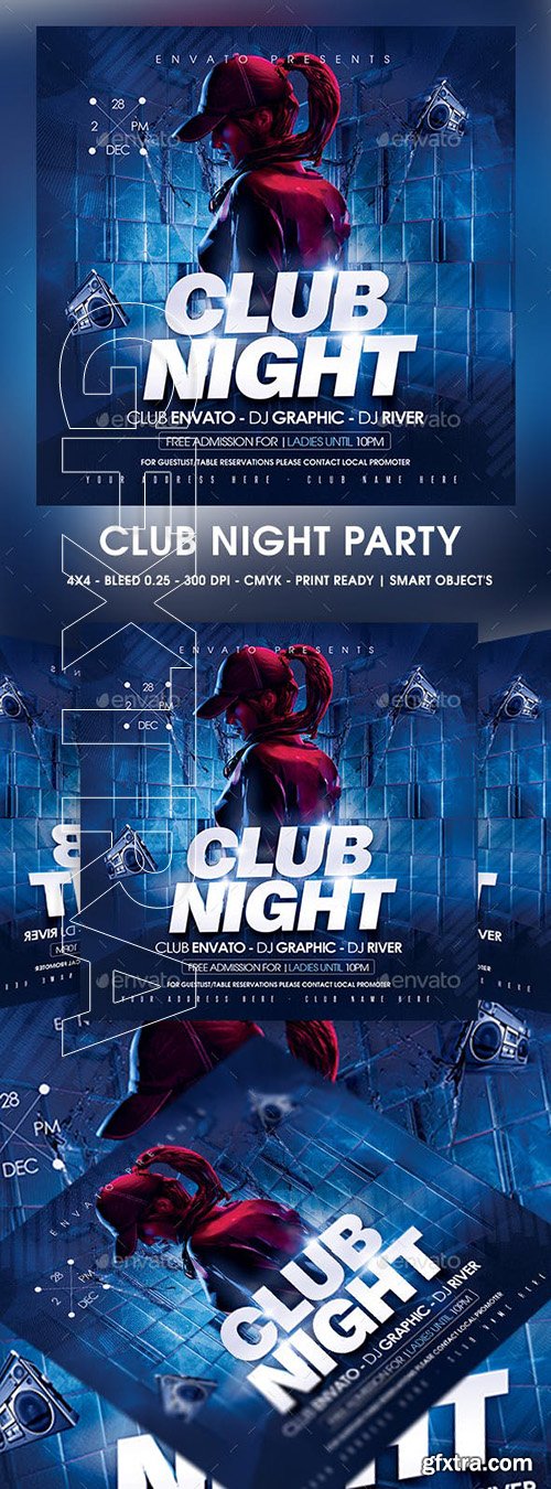 GraphicRiver - Club Night Flyer 23068222