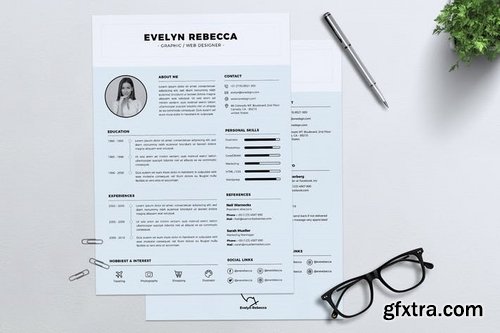 Minimalist CV Resume Vol. 04