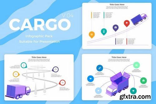 Cargo Infographic Templates Pack