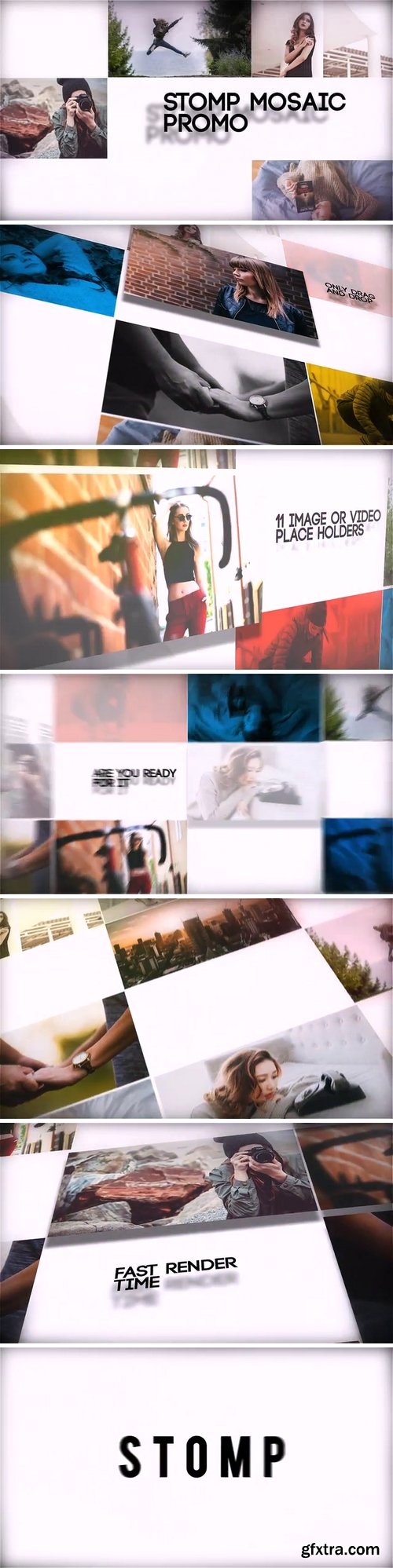 MotionArray - Stomp Mosaic Promo After Effects Templates 61130