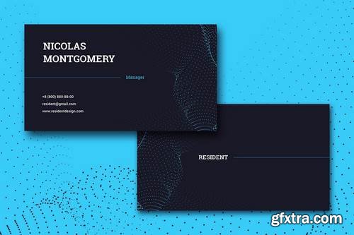 Resident Business Card Template