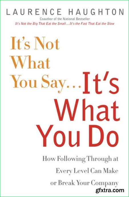 It’s Not What You Say.It’s What You Do