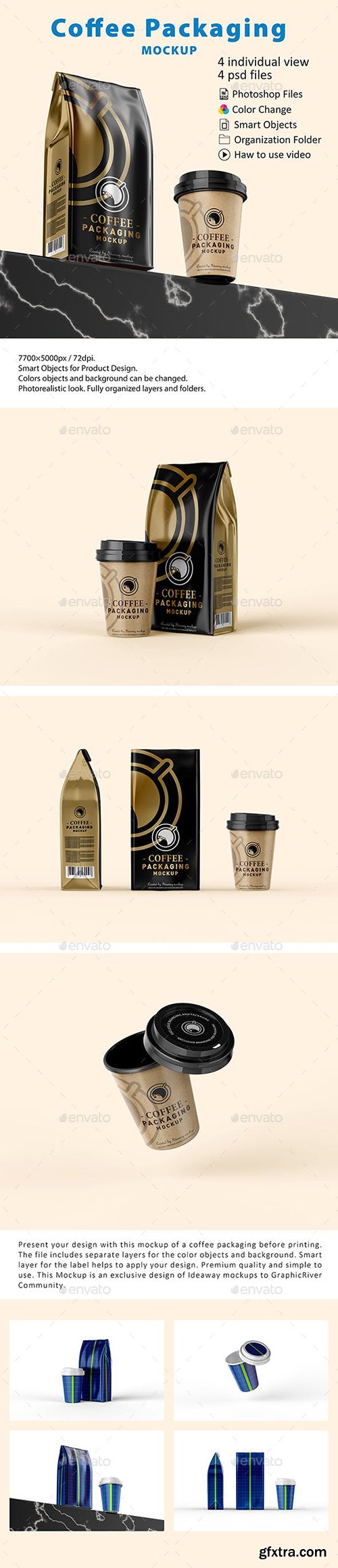 Coffee Packaging Mockup 23070736