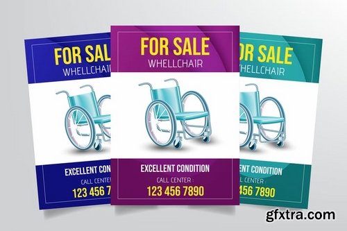 Wheelchair Sale Flyer Template