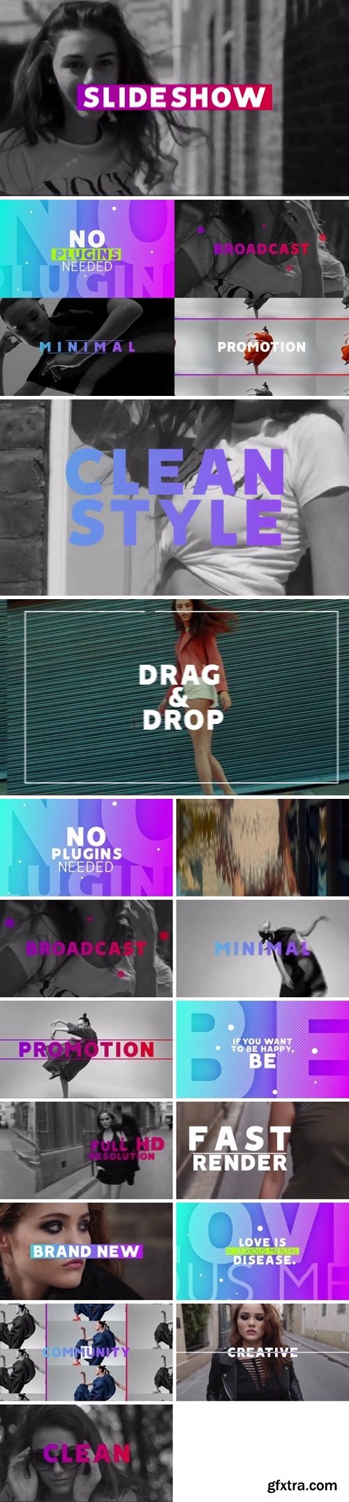 MotionArray - Clean Slideshow After Effects Templates 160064
