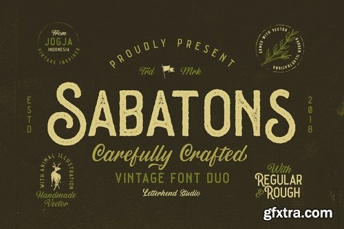 CM - Sabatons - Vintage Font Duo 3289275