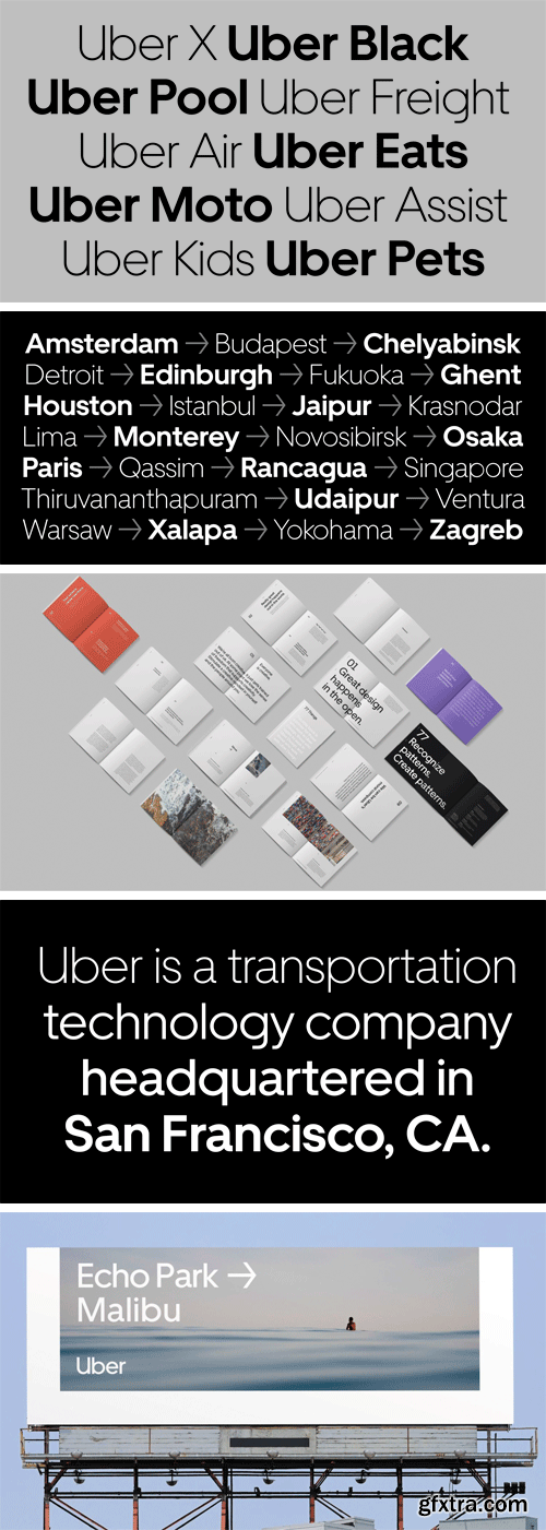 Uber Move Font Family