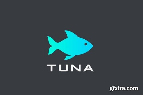 Logo Fish Tuna Seafood Restaurant Store