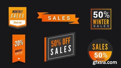 MotionArray - Modern Sales Badges Pack After Effects Templates 160990