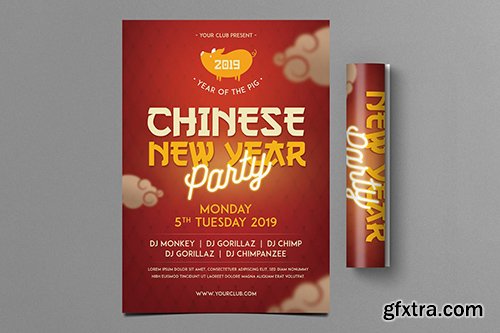 Chinese New Year Flyer 2019