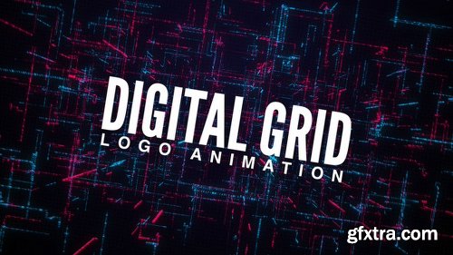 Videohive Digital Grid Logo Animation 23146902