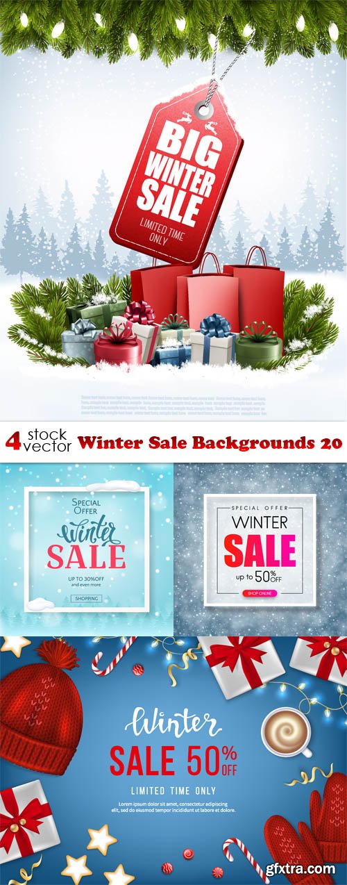 Vectors - Winter Sale Backgrounds 20