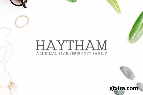 CM - Haytham Slab Serif Fonts Packs 1506665
