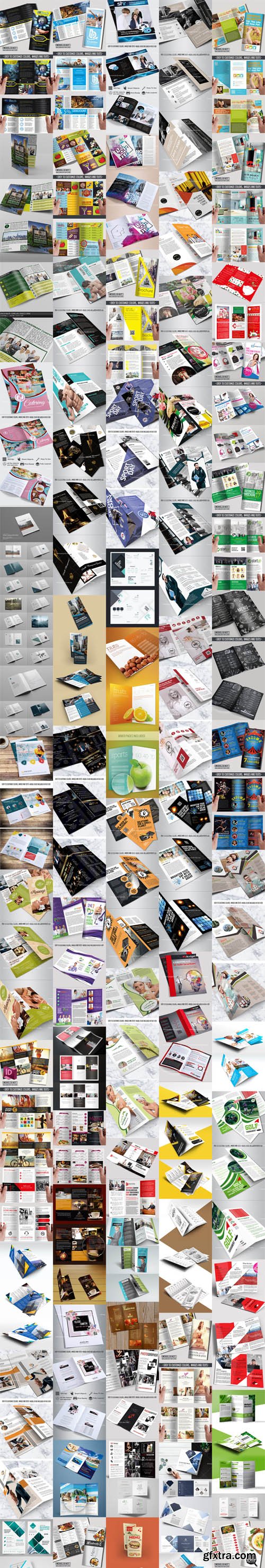 60+ Multipurpose Tri-Fold & Bi-Fold Brochures Templates