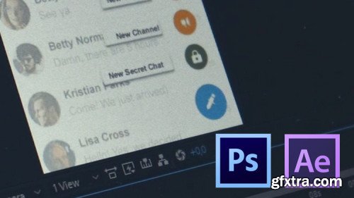 Messenger App Animation In After Effects